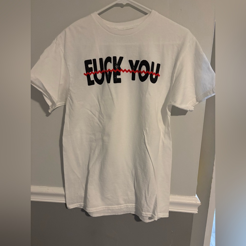 White Fashion Nova Graphic T-Shirt NWOT